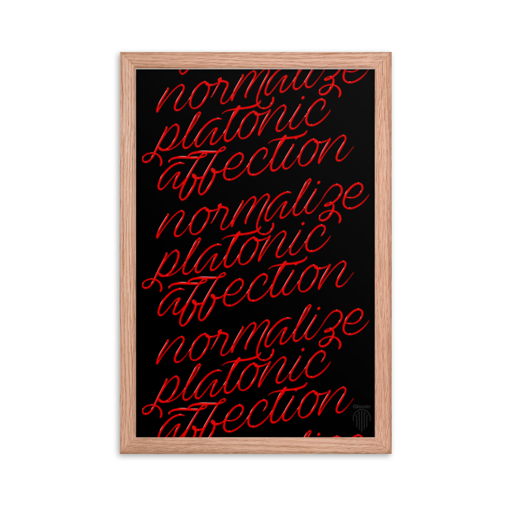 Touch Matte Framed Print