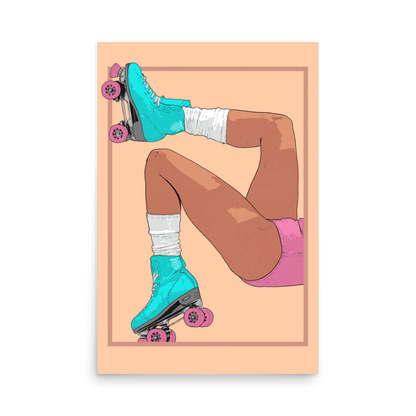 Roller Rink Matte Poster Print