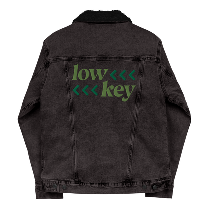 Low Key Denim Sherpa Jacket