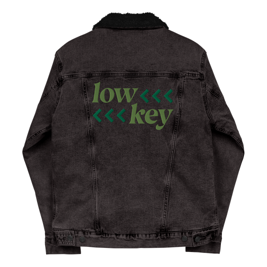 Low Key Denim Sherpa Jacket