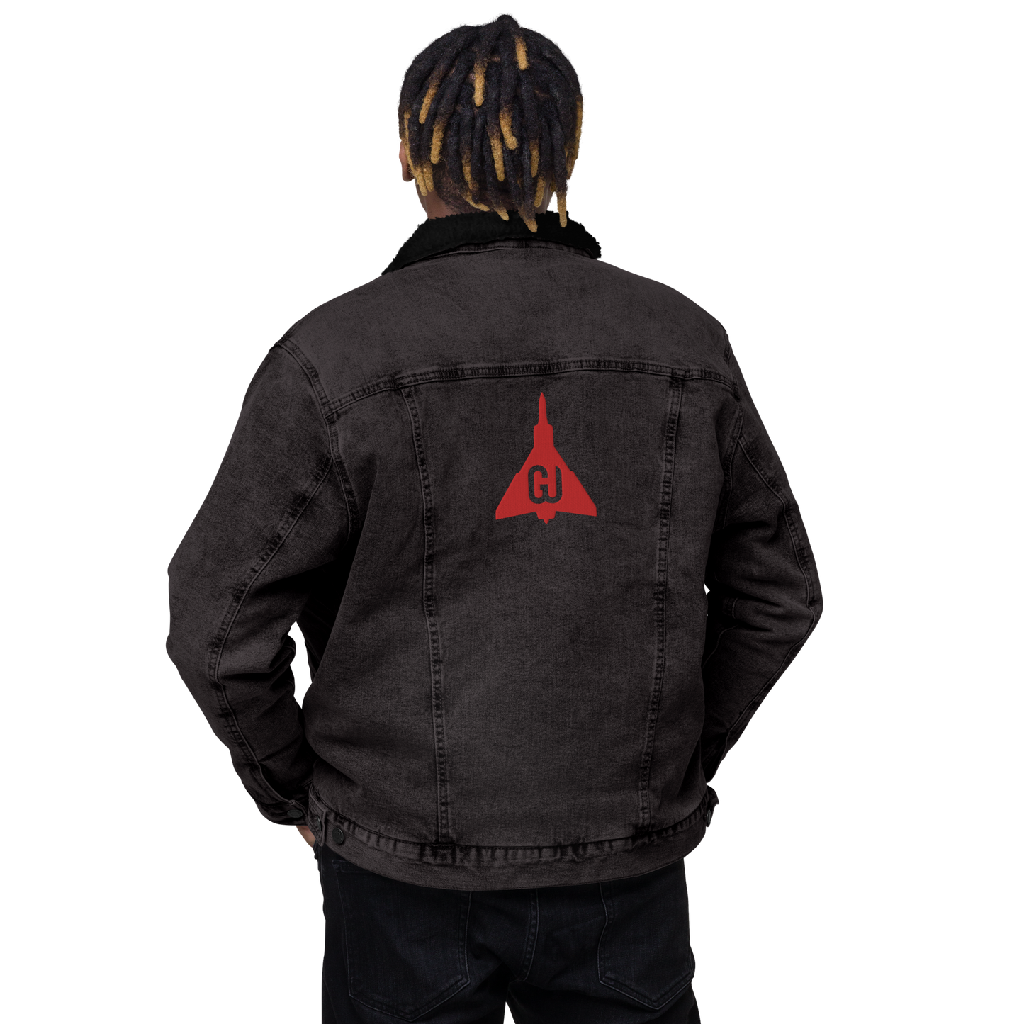 GJ Launch Denim Sherpa Jacket