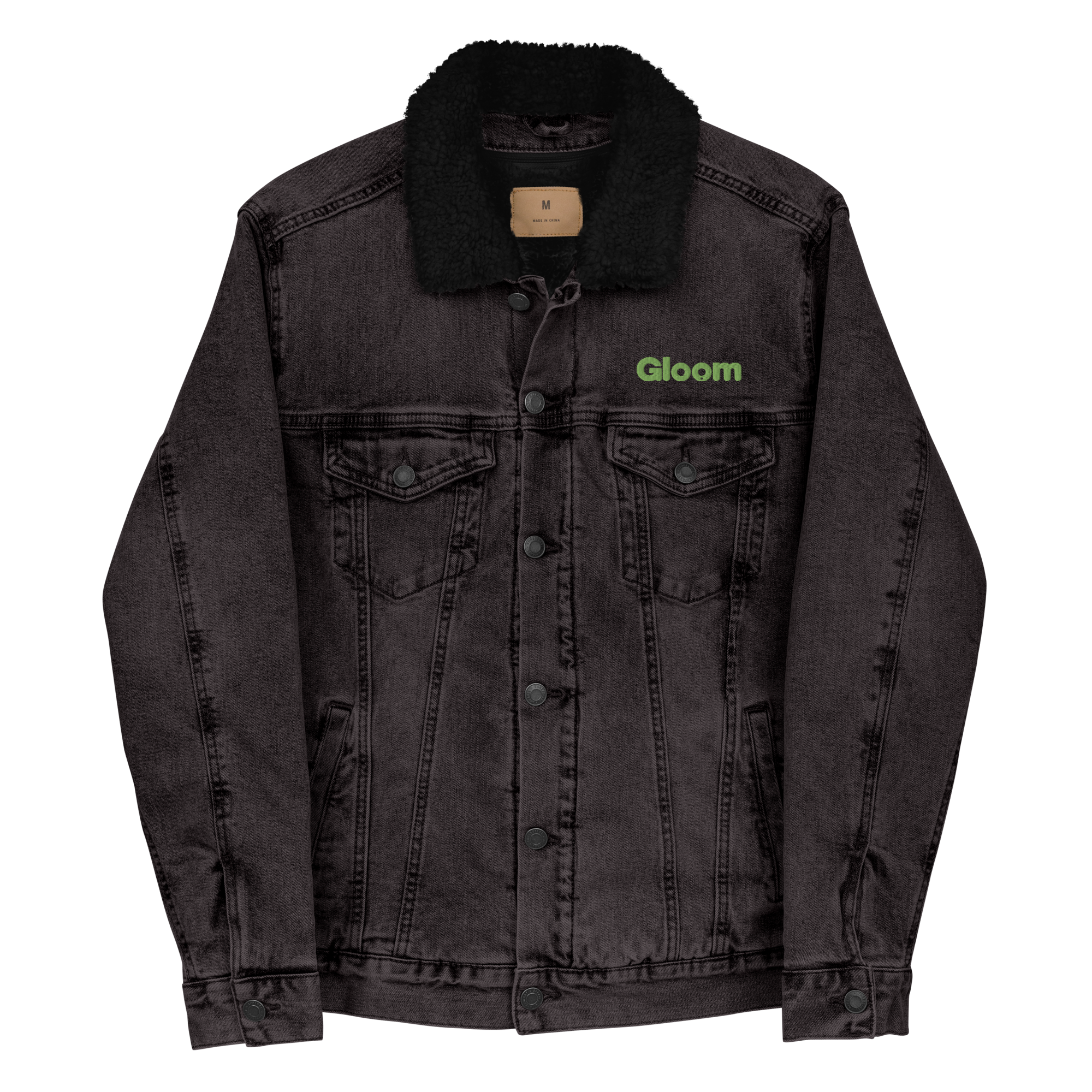 Low Key Denim Sherpa Jacket