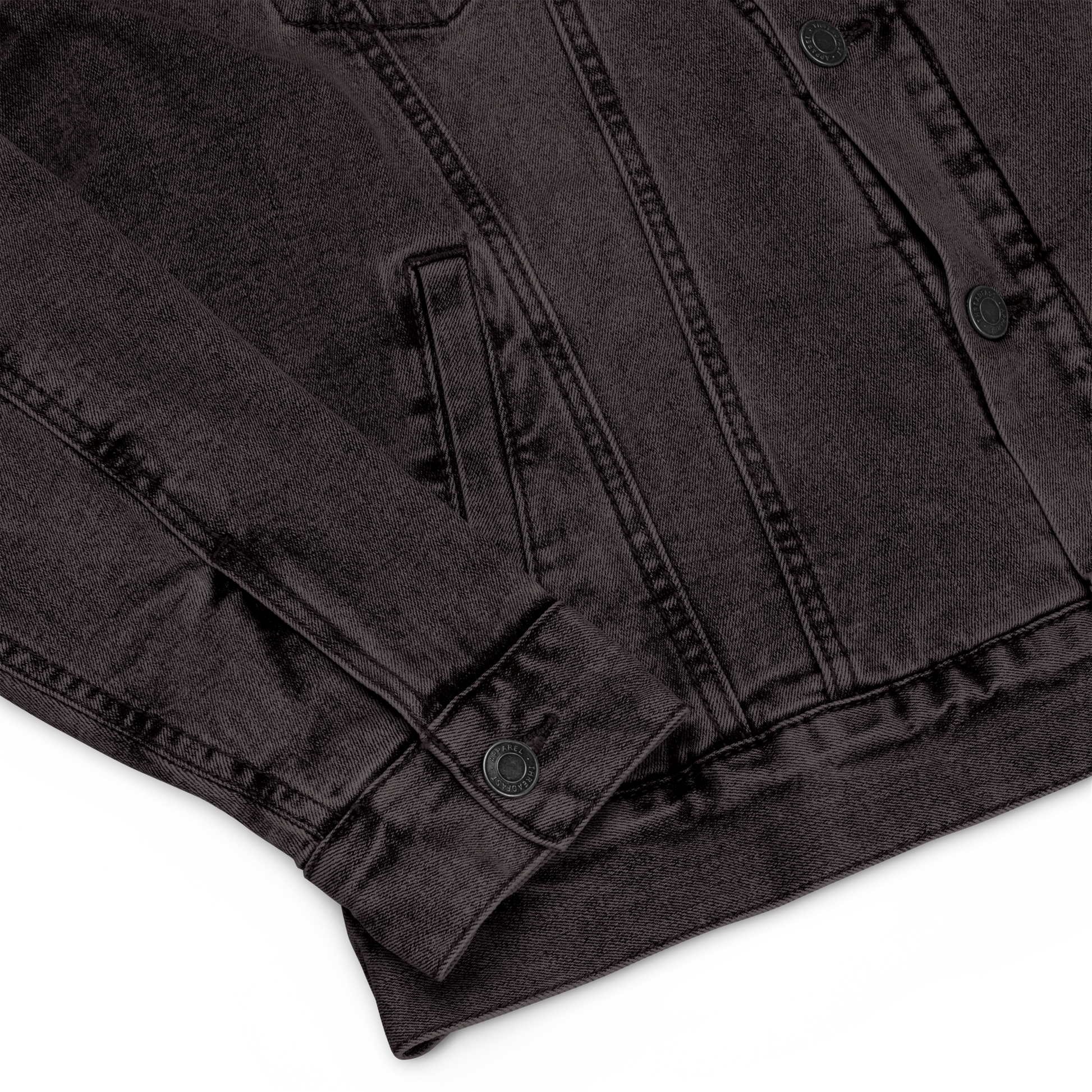 Low Key Denim Sherpa Jacket