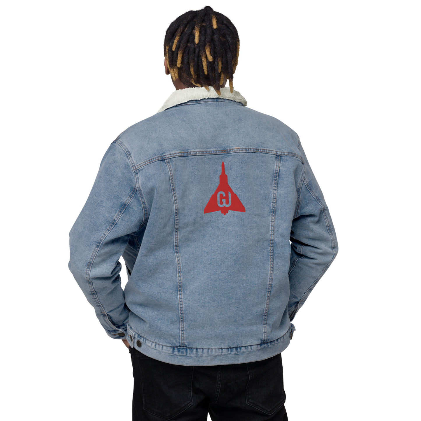 GJ Launch Denim Sherpa Jacket