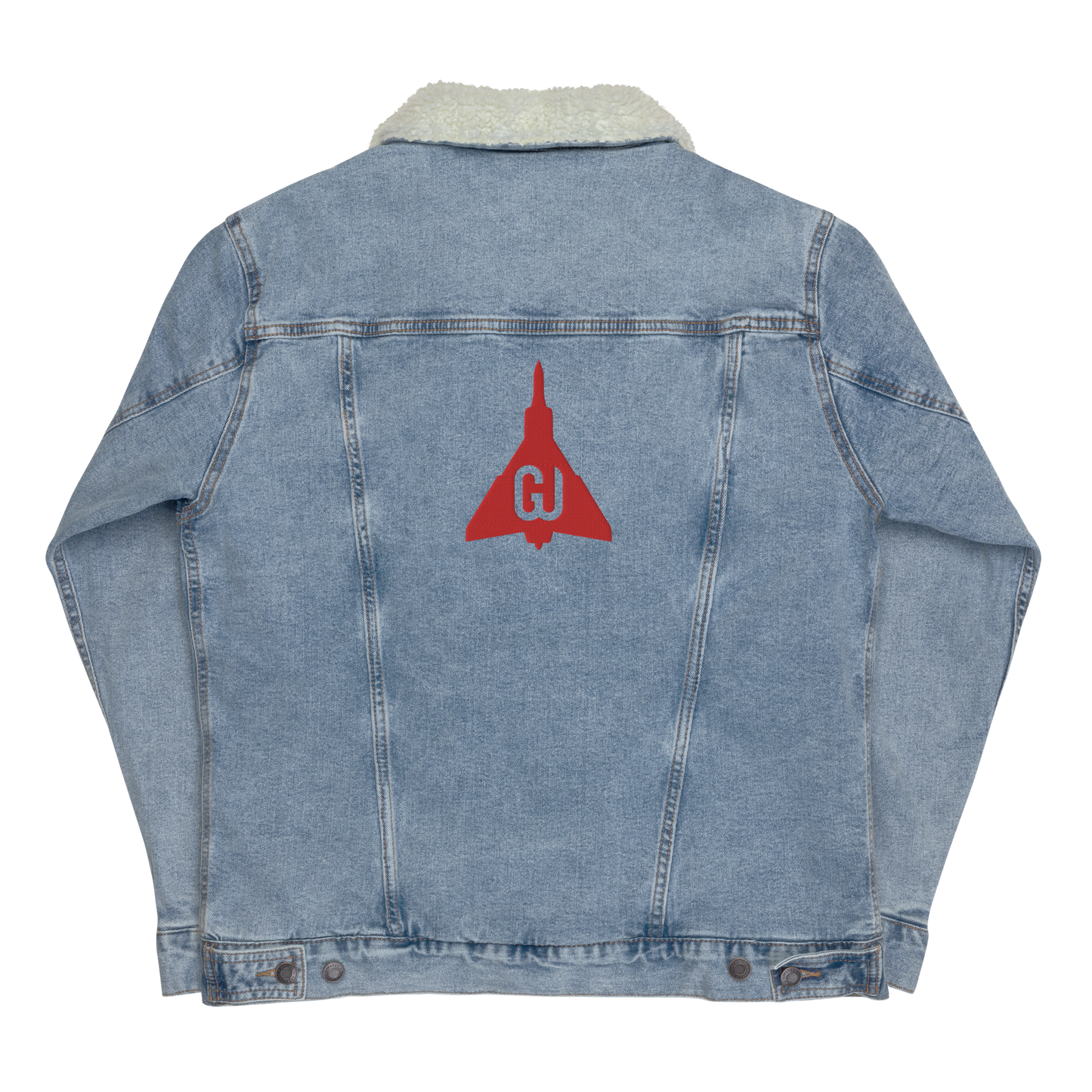 GJ Launch Denim Sherpa Jacket