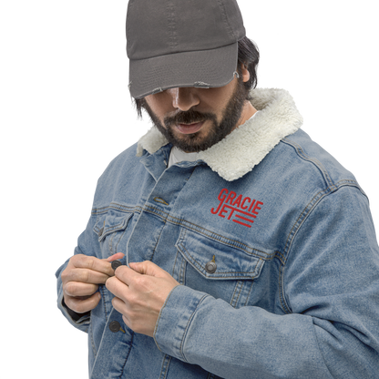 GJ Launch Denim Sherpa Jacket